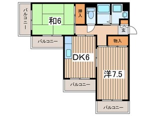 パークハイム林間の物件間取画像